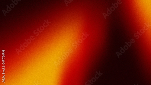 Bild auf Leinwand Abstract grain texture background with warm orange and red gradient