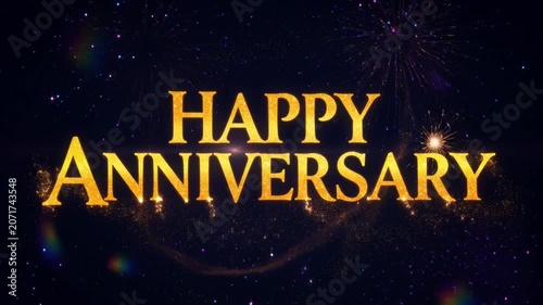 A celebratory stock graphic features 