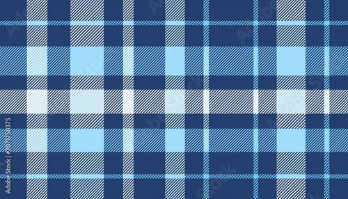 Attire Plaid Textile Background Customizable Vector Tartan Pattern Ribbon Texture Fabric Check Seamless In Light And Blue Colors