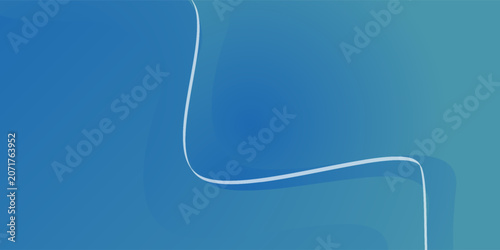 Cuadro en lienzo Abstract modern  blue curvature background elegant or veil texture art futuristi