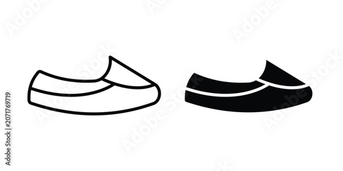 Bild auf Leinwand Loafer icon for graphic design projects and web designs