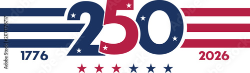 250th Anniversary of US Independence Day (Poster, Banner)