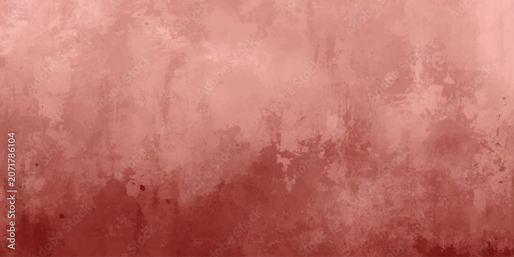 Fototapeta premium Vintage Red Grunge Wall Texture Background with Aged Dirty Paper Surface Rustic Paint Pattern and Retro Abstract Art Backdrop Design