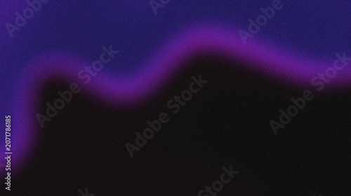 Stylish abstract background showcasing a luminous purple neon curve over a dark surface with soft gradients, subtle grainy texture, and atmospheric noise effects