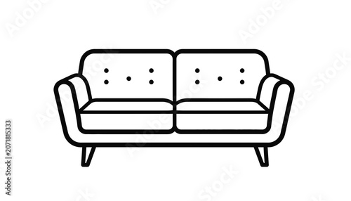 Modern Two Seater Sofa Furniture.