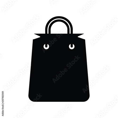 Eco Shopping Bag Environmental Solid Silhouette Icon Collection