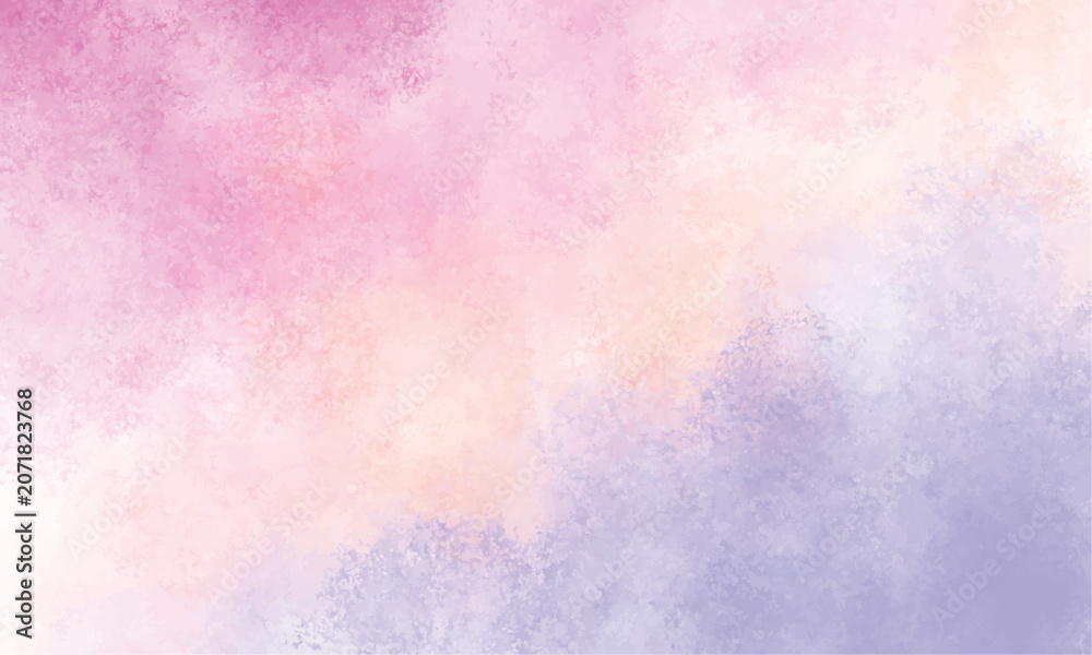 Obraz premium Abstract pastel watercolor texture background in pink peach and purple 