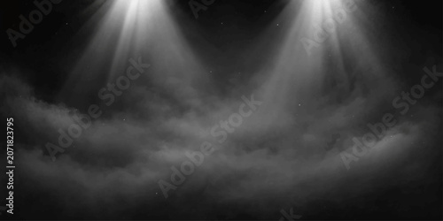 Photos Abstract dark smoke and light mist background with fog, clouds, and atmospheric