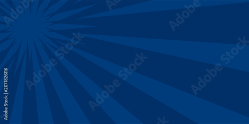 Dark blue comic-style background with radial burst lines and halftone patterns. Bold and energetic design ideal for superhero themes, gaming visuals, and action-packed content.