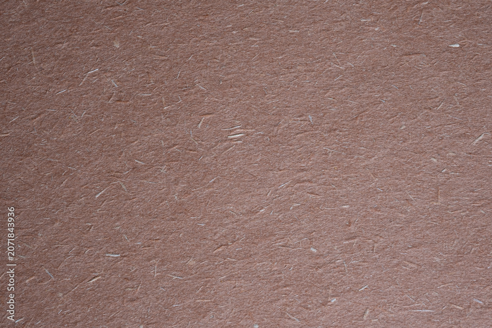Fototapeta premium Brown Handmade Paper Texture Background with Visible Natural Fibers