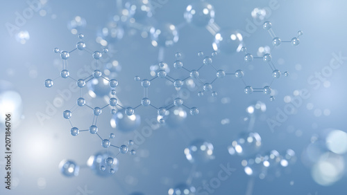 Tablou pe pânză cilofexor molecular structure 3d, metabolic regulator agent structural chemical