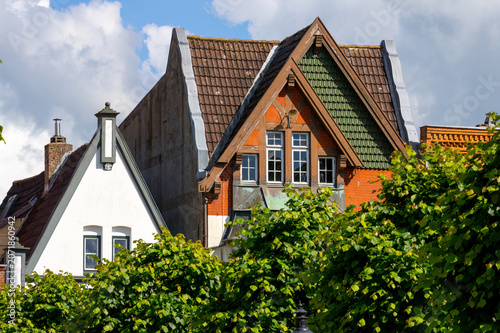 Historisches Friedrichstadt (Nordfriesland), Schleswig-Holstein. Stadtszenerie