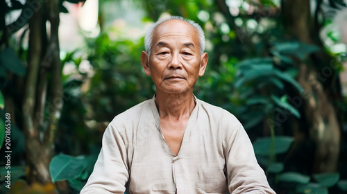 Wise Elder in Nature