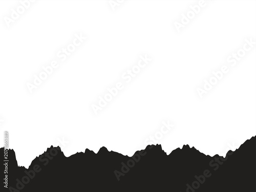 Minimalist vector background featuring a white sheet with a highly detailed torn paper edge contrasting against a dark black lower section.