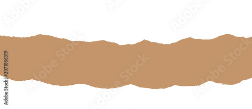 Quadro su tela Ripped brown paper reveal effect PNG transparent design