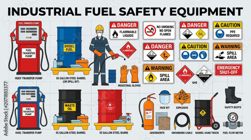 Industrial Fuel Safety Equipment Devices.