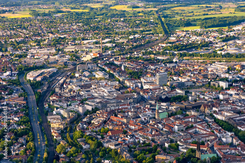 Luftbild von Bielefeld in Ostwestfalen