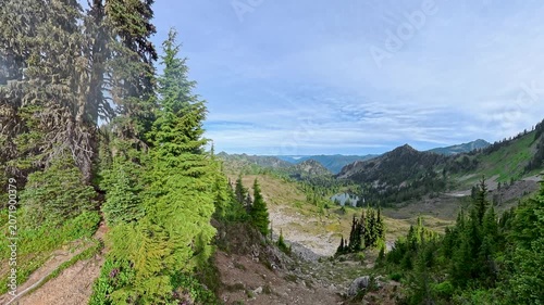 Naming the Lakes from View High in the Washington Mountains