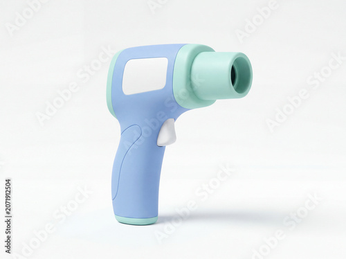 Modern digital infrared thermometer for medical health check and temperature screening