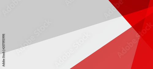 Red and white triangle diagonal line abstract background elegant. vector design