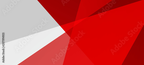 Red and white triangle diagonal line abstract background elegant. vector design
