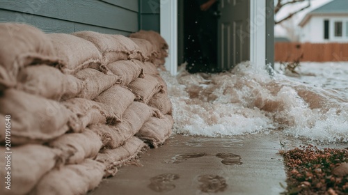 Flood Preparation with Sandbags at Home