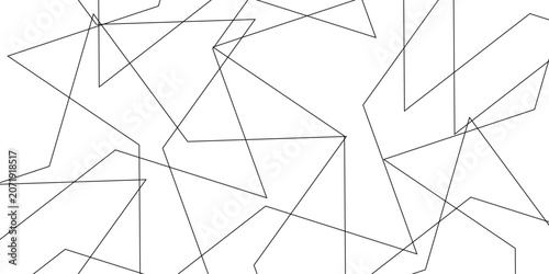 Принти на полотні Abstract background with liens and triangles shape on white background