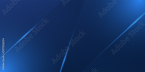 Modern dark blue paper background with dark 3d layered line triangle texture in elegant website or textured paper design