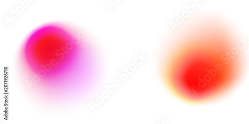 Atur gradasi kebisingan gradien lingkaran warna. Warna air berwarna abstrak blur mesh di latar belakang transparan terisolasi. Bentuk lingkaran png.