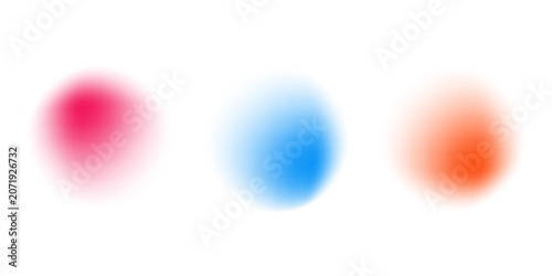 Atur gradasi kebisingan gradien lingkaran warna. Warna air berwarna abstrak blur mesh di latar belakang transparan terisolasi. Bentuk lingkaran png.