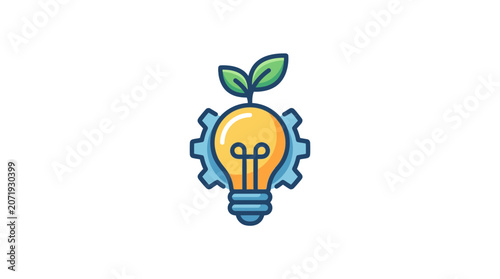 eco friendly innovation light bulb