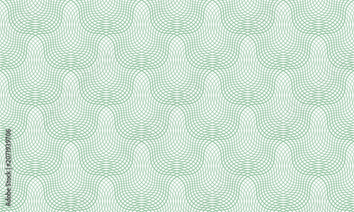 Photography Vector certificate texture. Seamless geometric banknote pattern.