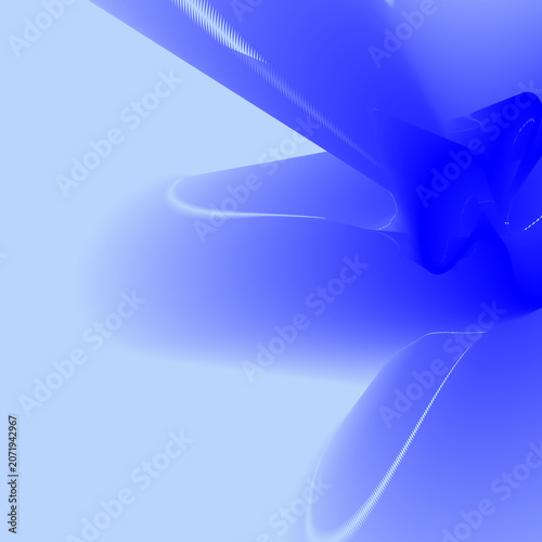 Abstract blue minimalist background with soft gradients and flowing curves