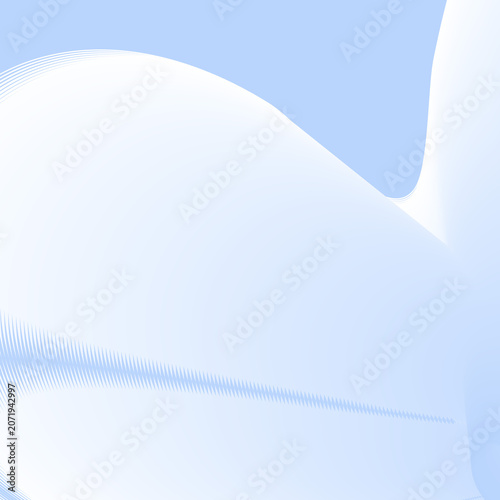  Futuristic soft blue mesh wave abstract design