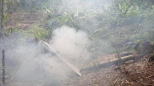 Camping Tent in Nature During a Sunny Day Outdoor Adventure