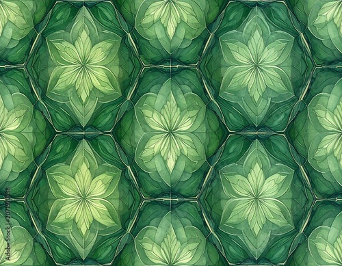 Close-up of vibrant green leafy plant foliage texture.