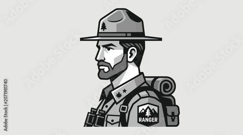 Photos Park ranger illustration