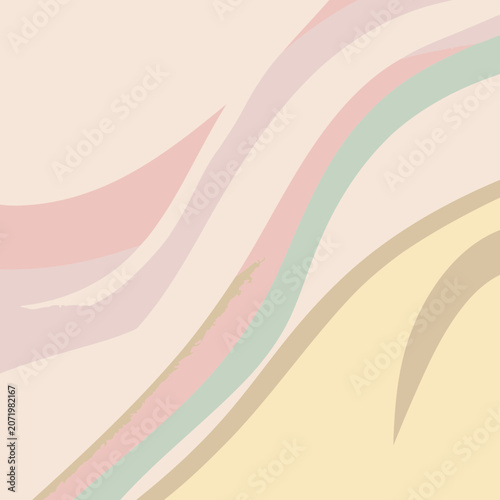 Pastel layered curves with subtle texture. Abstract design with soft color tones. Abstract graphic design with neutral color scheme -