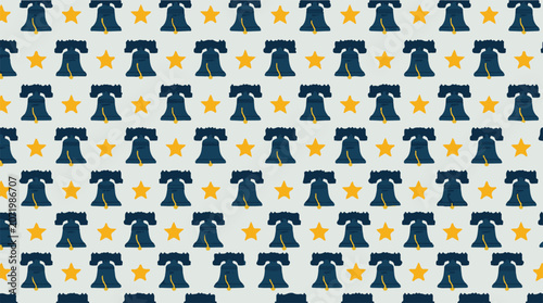 Seamless pattern, navy blue fighter jets, yellow stars, abstract background, vector design