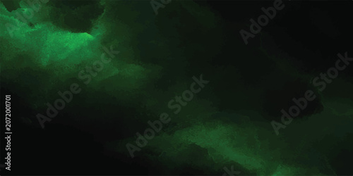 Bild auf Leinwand Abstract Motion Smoke Clouds with Stormy Night Sky Blue Light Fog and Cosmic Atm