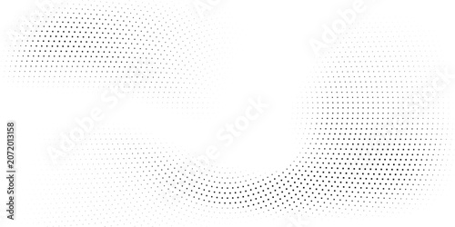 Modern neutral line dots Seamless halftone triangle pattern. Random vector noise texture