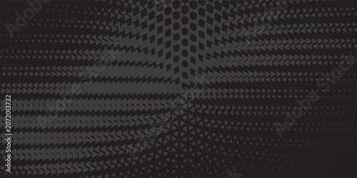 Triangular geometric pattern. Black white triangle background. light, geometry, seamless, fashion, simple, element,