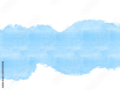 blue sky background watercolor