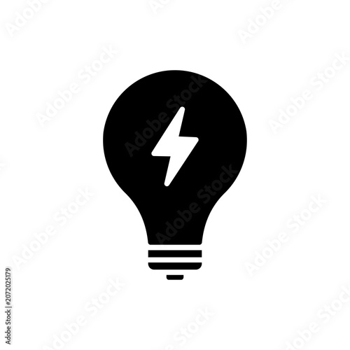 Light bulb icon. containing solution, innovation, creative thinking symbol, PNG transparent background