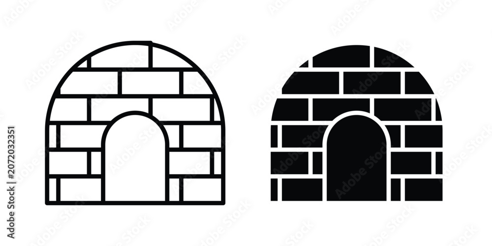 Fototapeta premium Igloo icon