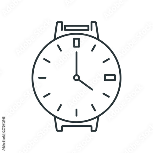 Фотография Modern watch with sleek design and precise timekeeping
