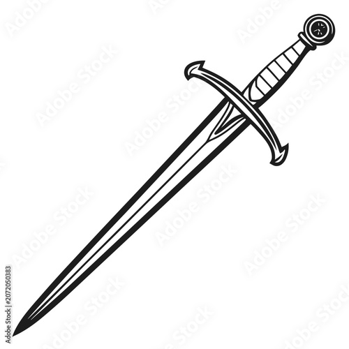 Foto two crossed swords