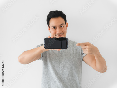 Presenter guides through application interface with gestures