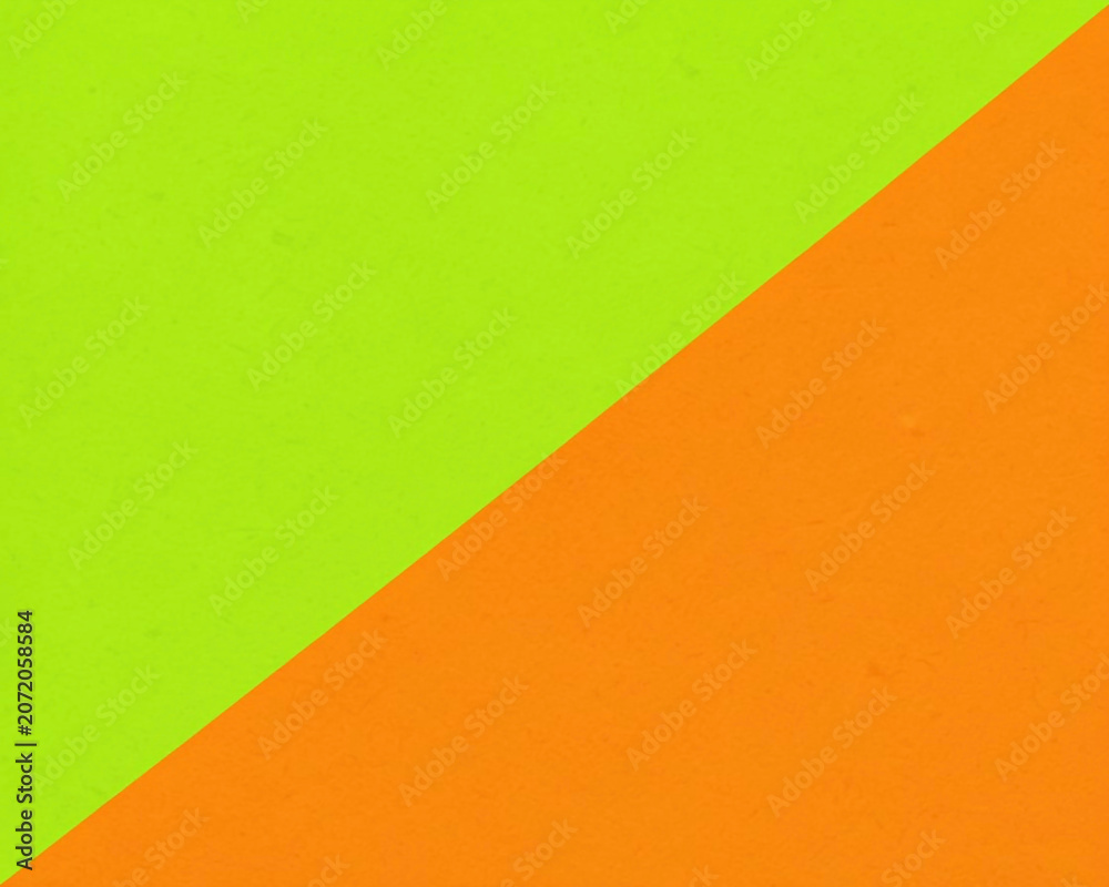 Fototapeta premium A vibrant digital illustration features a geometric design with two contrasting color fields
