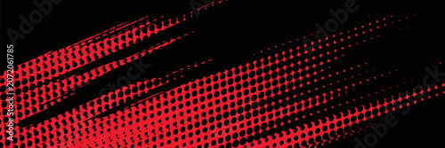 Black Halftone Pattern Background with Gradient Dot Transition. Comic Manga Book Texture with Geometric Pixel Gradation Fade Effect. Ideal for Posters  Prints  and Digital Art Designs